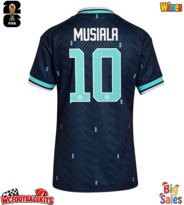 Germany Jamal Musiala #10 Replica Away Stadium Shirt for Women World Cup 2026 Short Sleeve